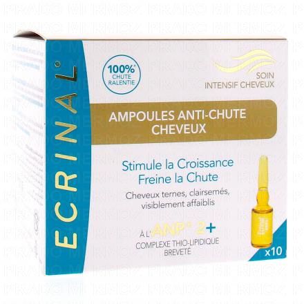 ECRINAL Cheveux - Anti chute cheveux x10 ampoules