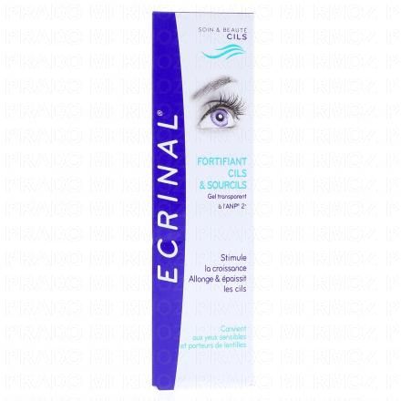 ECRINAL Cils - Gel fortifiant cils & sourcils &agrave; l'ANP 2+ Tube 9ml