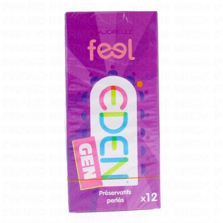 EDEN Préservatifs - perlés feel x12