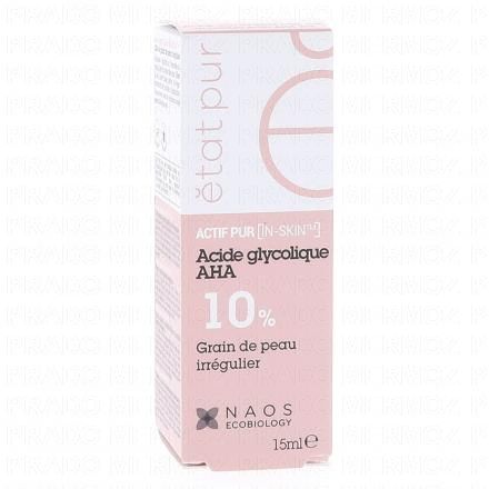 ETAT PUR Actif pur - Acide Glycolique AHA 10% flacon 15ml