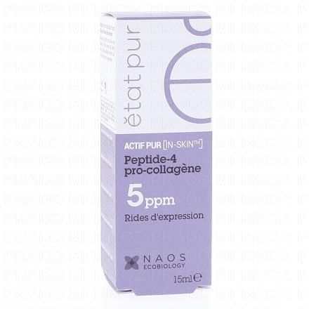 ETAT PUR Actif pur - Peptide-4 Pro-Collag&egrave;ne 5ppm flacon 15ml