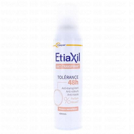 ETIAXIL Tol&eacute;rance D&eacute;odorant Anti-Transpirant 48h 150ml (x1)