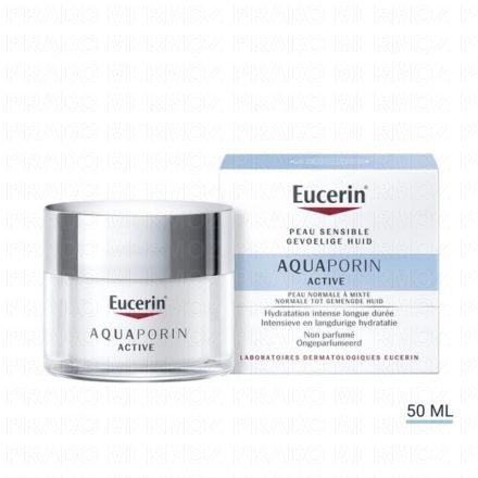 EUCERIN AquaPorin active hydratation intense peau normale/mixte pot 50 ml