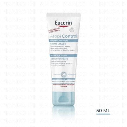 EUCERIN AtopiControl - Crème visage calmante tube 50ml