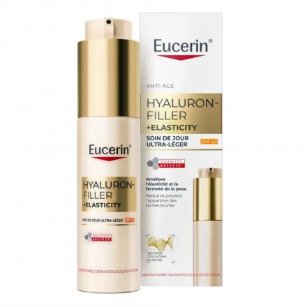 EUCERIN Hyaluron-Filler + Elasticity - Soin de Jour Ultra-Léger SPF50 50ml