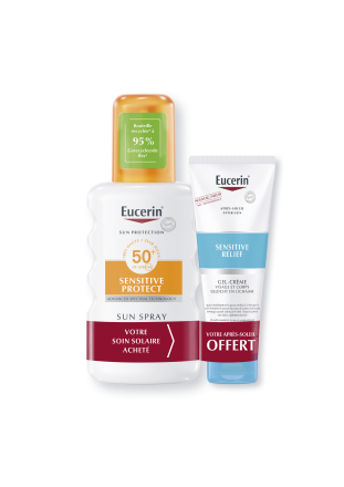 EUCERIN Sun Protection - Spray SPF50+ 200ml + Mini Gel-Crème Après-Soleil OFFERT