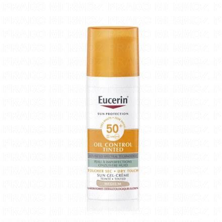 EUCERIN Sun protection - Oil Control Tinted Gel Crème SPF50+ Teintée Medium 50ml