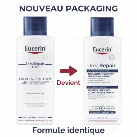 EUCERIN UreaRepair - Emollient réparateur 10% urée (flacon 250ml)