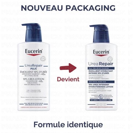 EUCERIN UreaRepair - Emollient réparateur 10% urée (flacon 400ml)