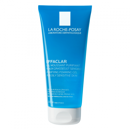 LA ROCHE-POSAY Effaclar - Gel moussant purifiant sans savon peau grasse (tube 200ml)