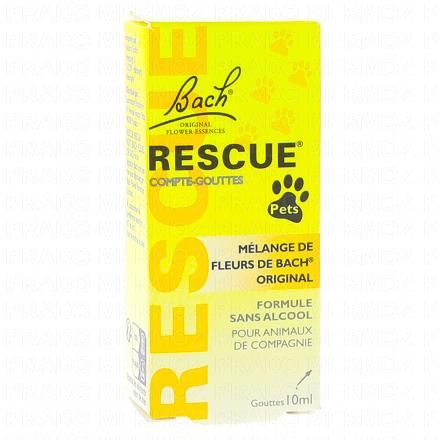 FLEURS DE BACH Rescue pets compte gouttes (flacon 10ml)