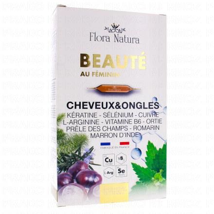 FLORA NATURA Beauté - cheveux et ongles 20 ampoules