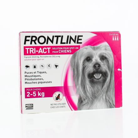 FRONTLINE Tri-act - chiens (2-5 kg)