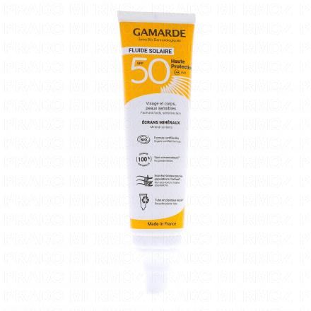 GAMARDE Fluide Solaire SPF50 bio 100ml
