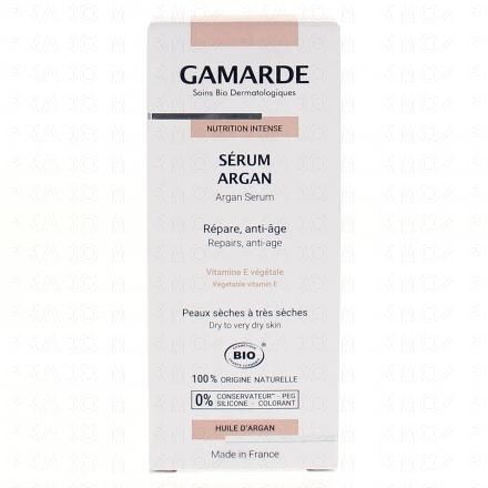 GAMARDE Nutrition intense s&eacute;rum argan flacon 30ml