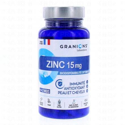 GRANIONS Immunit&eacute; & Energie - Zinc 15mg 60 g&eacute;lules