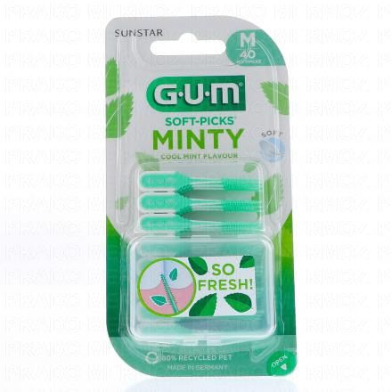 GUM Soft-Picks Comfort Flex bâtonnet interdentaire Médium (x40)