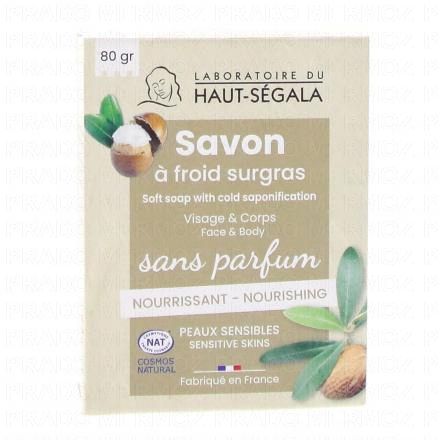 HAUT SEGALA Savon &agrave; froid surgras sans parfum 80g