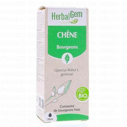 HERBALGEM Concentr&eacute; de bourgeons frais - Ch&ecirc;ne bourgeon Bio 30ml