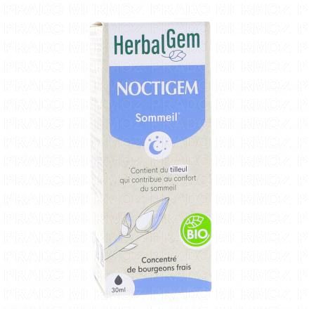 HERBALGEM Concentr&eacute; de bourgeons frais - Noctigem Sommeil Bio (goutte 30ml)