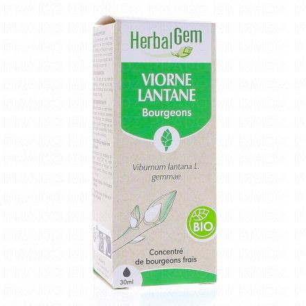 HERBALGEM Concentr&eacute; du bourgeons frais - Viorne Lantane bourgeons Bio 30ml