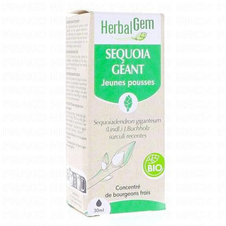 HERBALGEM Concentré de bourgeons frais - Sequoia Géant bio 30ml