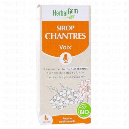 HERBALGEM Sirop des chantres voix bio 150ml