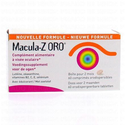 HORUS PHARMA Macula-Z 60 comprim&eacute;s ORO
