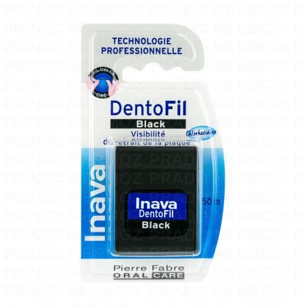 INAVA Dentofil Fil dentaire noir 50m
