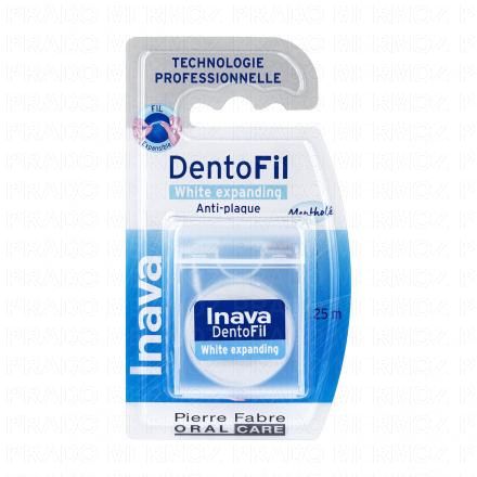 INAVA Dentofil - Fil dentaire white expanding anti-plaque une bo&icirc;te de 25 m