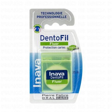 INAVA Dentofil - Fil dentaire fluor une bo&icirc;te de 35 m