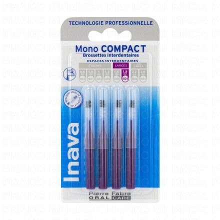 INAVA Mono compact - Brossettes interdentaires ISO5 larges 1.8mm pack de 4