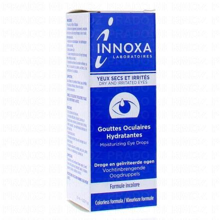 INNOXA Gouttes oculaires hydratantes formule incolore 10ml