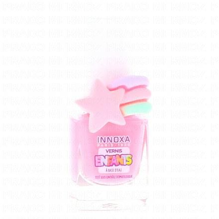 INNOXA Vernis à Ongles pour Enfants à Base d'Eau Etoile Rose 5ml