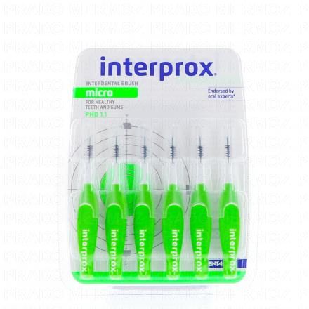 INTERPROX Brossettes interdentaires interproximal (micro 0.9 mm)