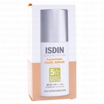 ISDIN Fotoprotector Fusion Water Magic Repair - Cr&egrave;me solaire Teint&eacute;e SPF50 50ml