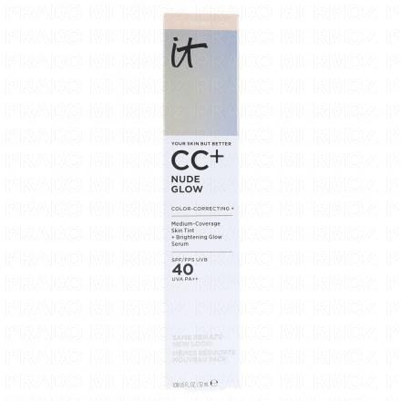 IT COSMETICS CC+ Cream Nude Glow Light SPF40