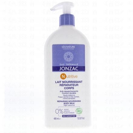 JONZAC Nutritive Lait nourrissant r&eacute;parateur corps bio 400ml