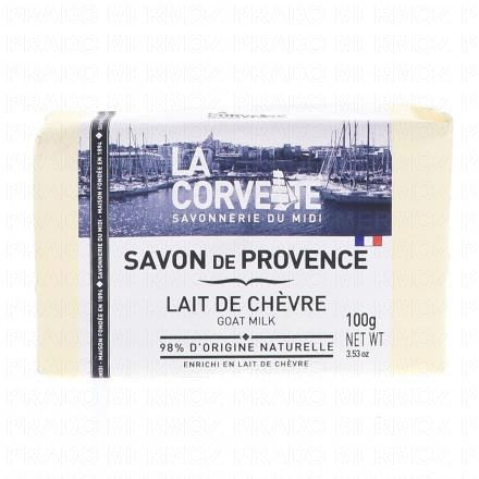 LA CORVETTE Savon de Provence en pain lait de chèvre (100g)