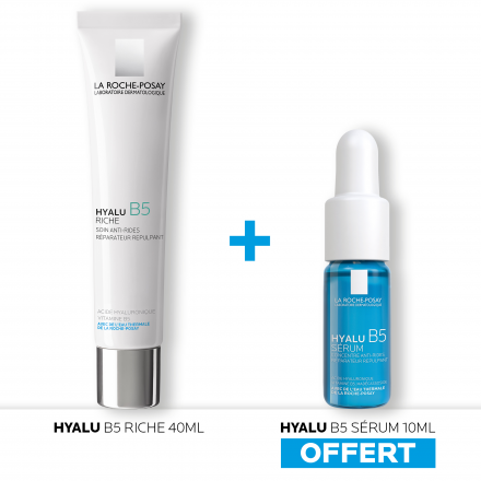 LA ROCHE POSAY Coffret Hyalu B5 riche peaux sèches à très sèche