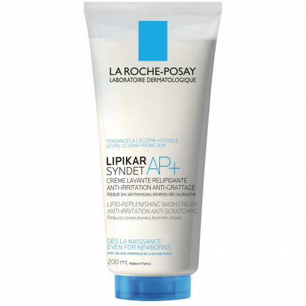 LA ROCHE-POSAY Lipikar Syndet AP+ Crème lavante relipidante (flacon pompe 200ml)