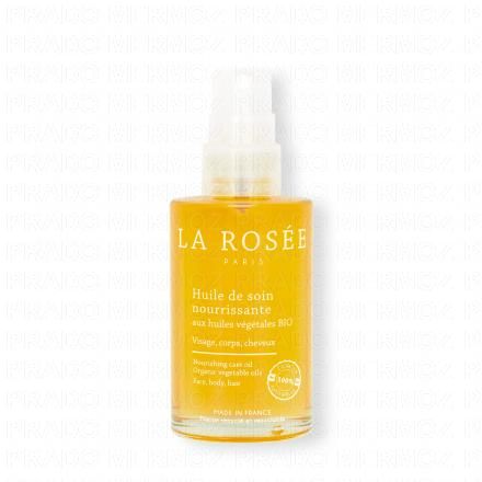 LA ROSÉE Huile de soin nourrissante aux huiles végétales BIO flacon 100ml