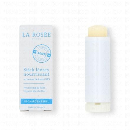 LA ROS&Eacute;E Stick l&egrave;vres nourrissant au beurre de karit&eacute; BIO (recharge 4.5g)