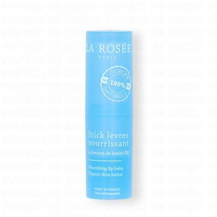 LA ROS&Eacute;E Stick l&egrave;vres nourrissant au beurre de karit&eacute; BIO (stick rechargeable 4.5g)