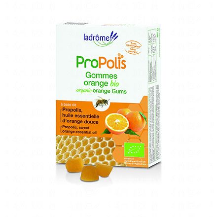 LADR&Ocirc;ME Propolis gommes orange bio 45g