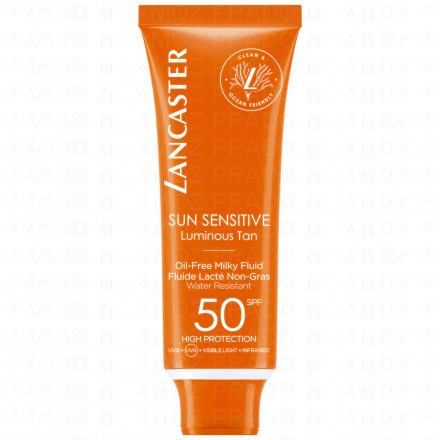 LANCASTER Sun Sensitive - Fluide Lact&eacute; Non-Gras SPF 50 50ml