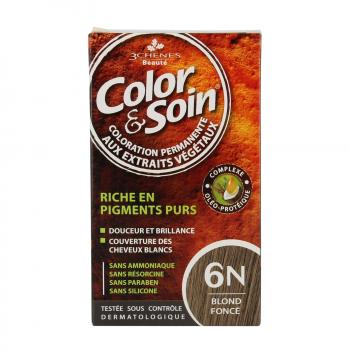 LES 3 CH&Ecirc;NES Color & soin n&deg;6N