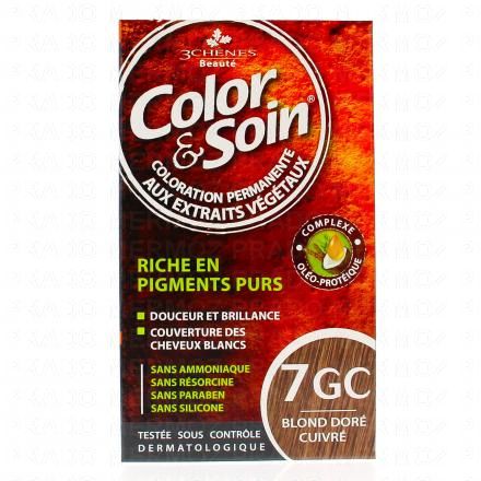 LES 3 CHÊNES Color & soin n°7GC Blond doré cuivré