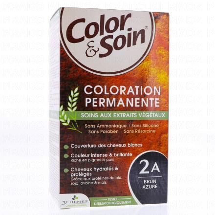 LES 3 CHÊNES Beauté Color & Soin Coloration permanente aux extraits végétaux teinte 2A