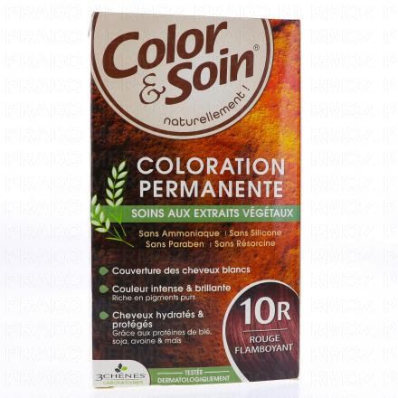LES 3 CHÊNES Color & soin n°10R rouge flamboyant